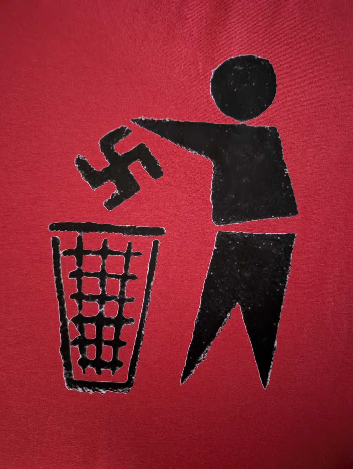 nazi trash red