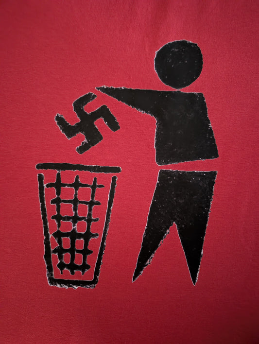 nazi trash red