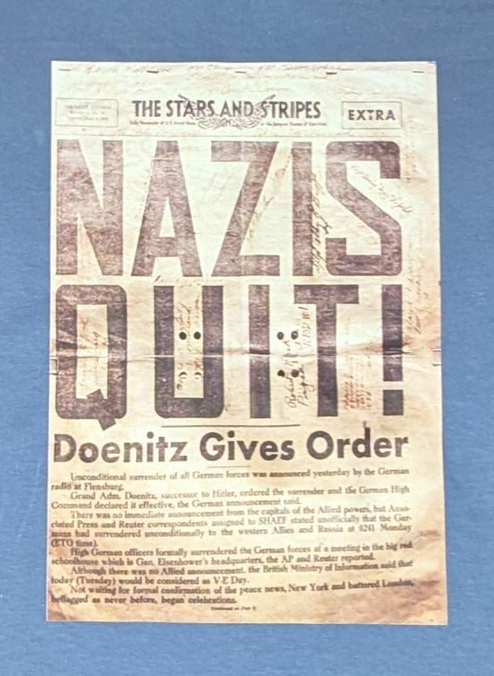 Nazis quit! headline t shirt