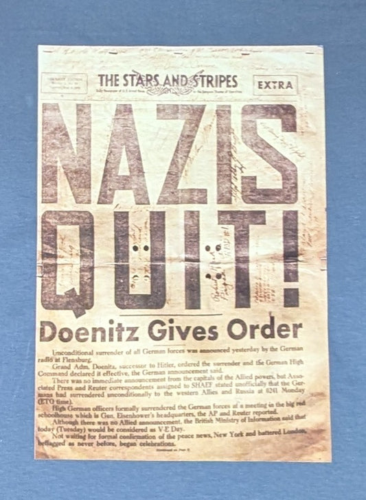Nazis quit! headline t shirt