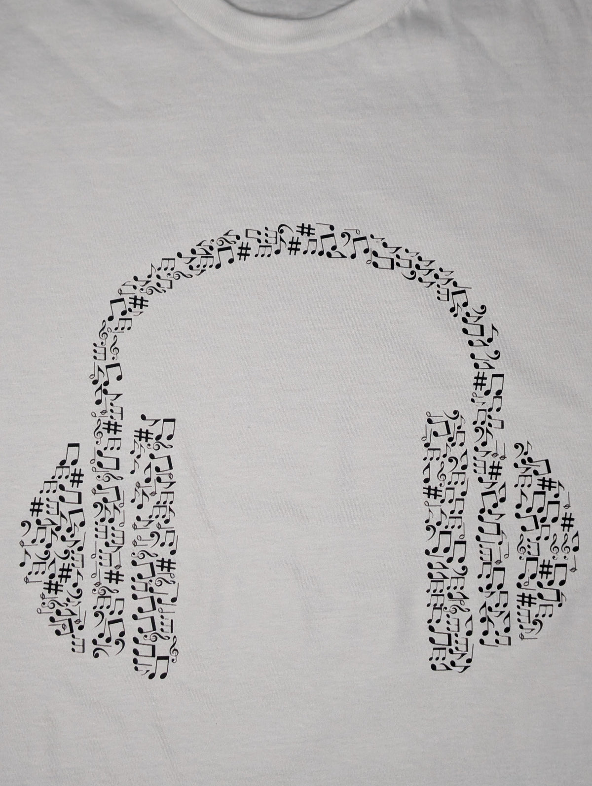 Musical note headphones